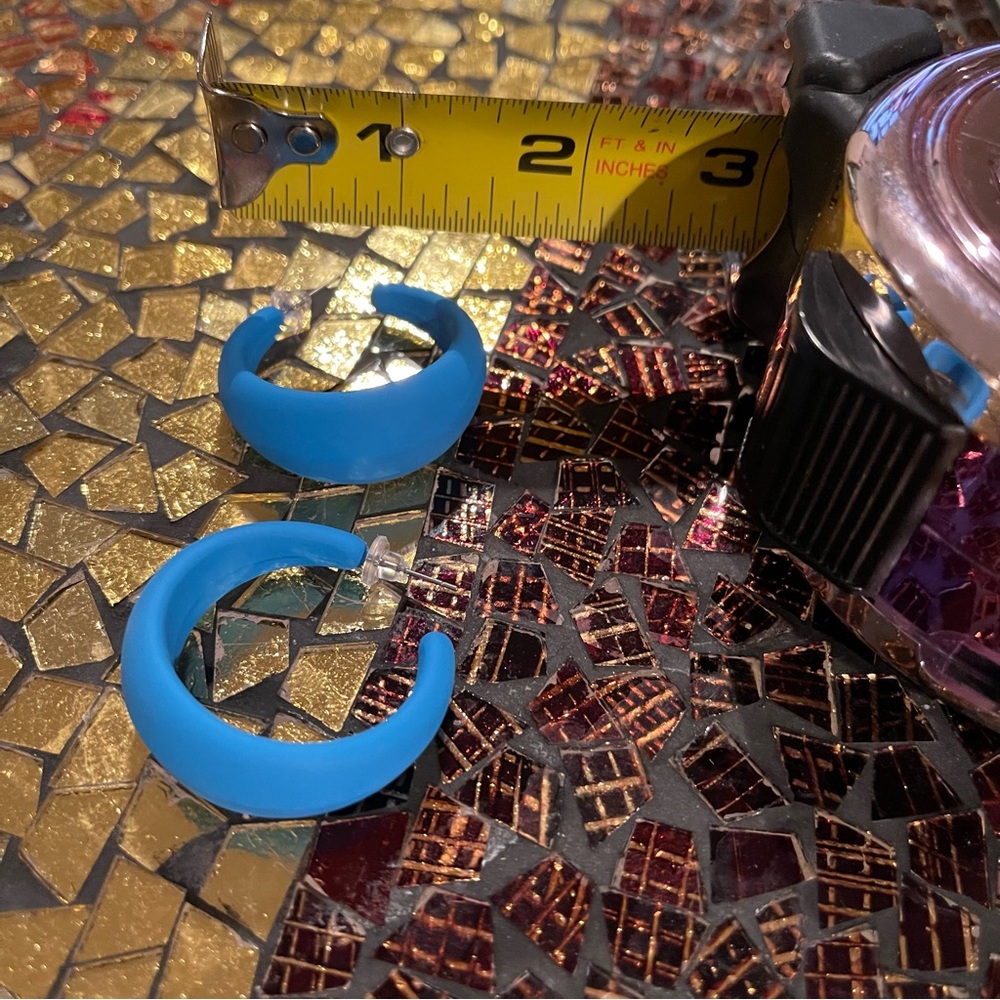 Blue Earrings - Picture 2 of 8